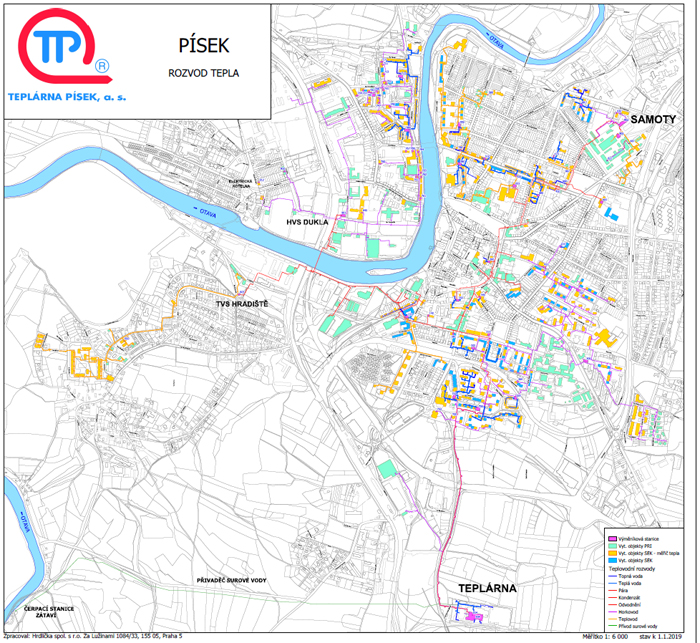 Mapa rozvodů