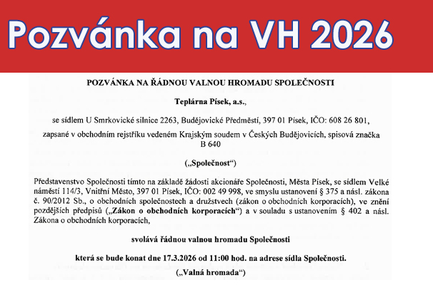 Valn� hromada pozv�nka